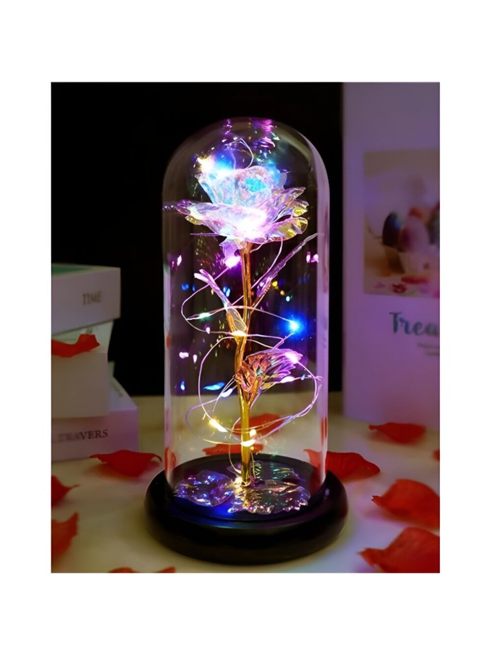 Valentines Day Rose Gifts for Her, Birthday Gifts for Women, Eternal Galaxy